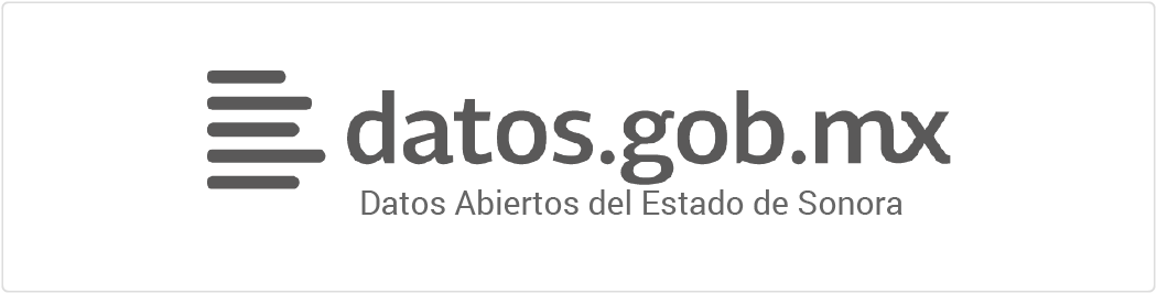 Portal de datos abiertos del Estado de Sonora